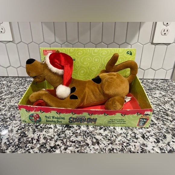 Vintage 2001 Cartoon Network Tail Wagging Singing Christmas Carols Scooby-Doo - Picture 2 of 8
